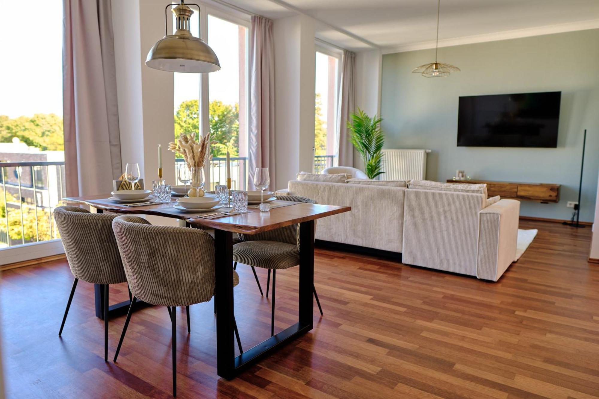 Historisches Deluxe Apartment Im Marianum Нойс Экстерьер фото